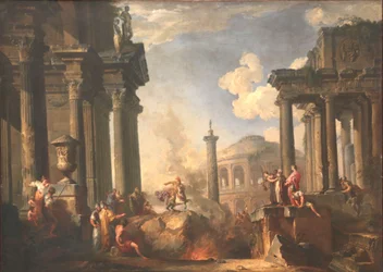 Le dévouement de Marcus Curtius